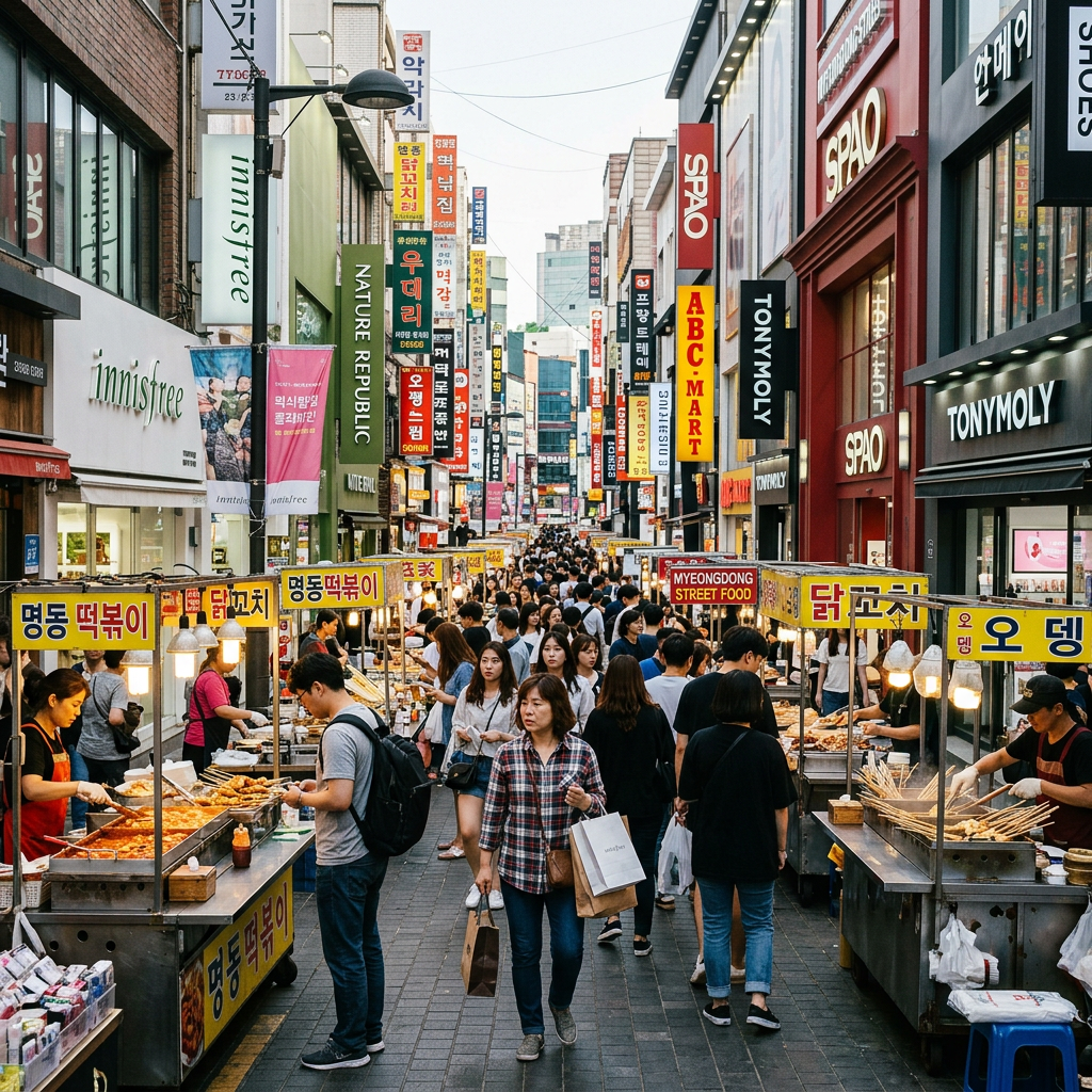 Myeongdong Travel Guide 2026: Shopping, Street Food, Money Exchange and Half-Day Itinerary
